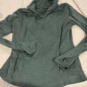 Eddie Bauer Women's Olive Green Hoodie